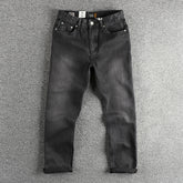 Fashion American Washed Black Gray Jeans Men